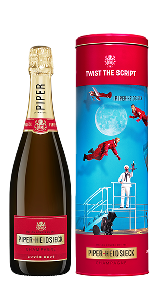 PIPER HEIDSIECK Piper Heidsieck Twist The Script Tin Boxes NV (750ml)