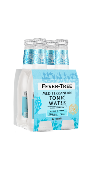 FEVER TREE Mediterranean Tonic Water 6x4Pk 200ml