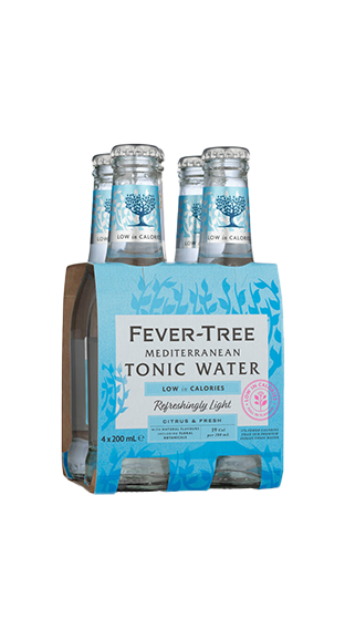 FEVER TREE Light Mediterranean Tonic Water 6x4Pk 200ml