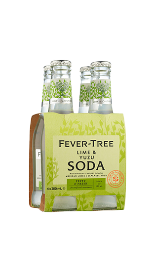 FEVER TREE Fever Tree Lime & Yuzu Soda 6x4pk (24x200ml)  (200ml)