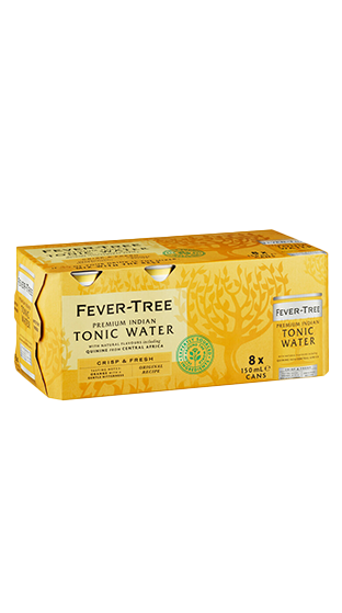 FEVER TREE Indian Tonic Water Can 3x8Pk 150ml  (150ml)