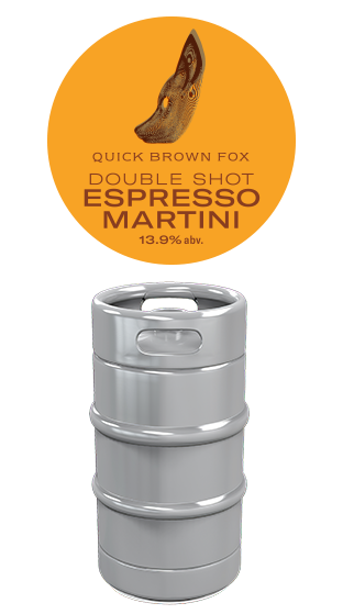 QUICK BROWN FOX Espresso Martini Keg 30L  (30.00L)