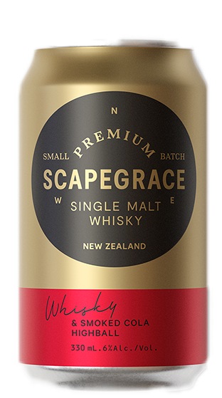 SCAPEGRACE Whisky & Smoked Cola 330ml (6x4 PKS CAN)