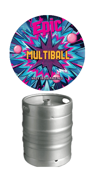 EPIC KEGS Epic Kegs Multiball Hazy 6.2% 50l Keg  (1x50000ml)  (50.00L)