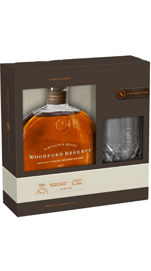 WOODFORD RESERVE Distillers Select & Glass Pack 43.2% 1L  (1.00L)