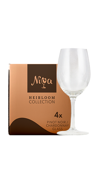 NICA Nica Glassware Heirloom Pinot Chard Glass 300ml 4pk (4xglasses)  (300ml)