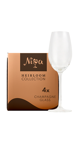 NICA Nica Glassware Heirloom Sparkling Glass 300ml 6x4pk (24xglasses)  (300ml)