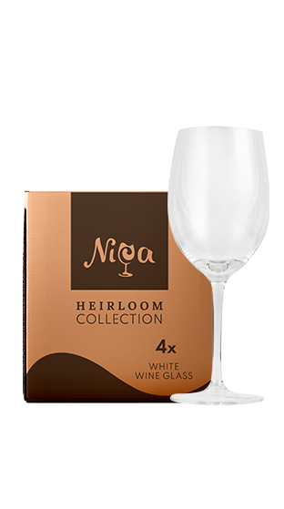 NICA Nica Glassware Heirloom White Wine Glass 300ml 6x4pk (24x300ml)  (300ml)