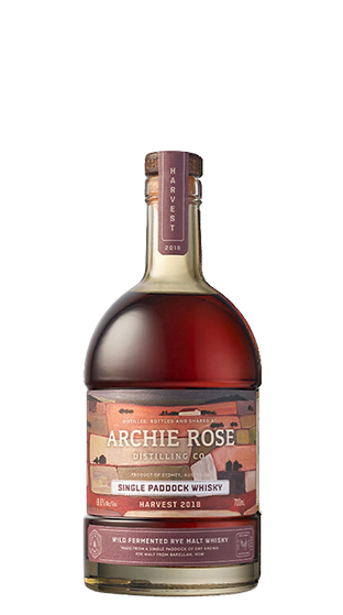 ARCHIE ROSE Single Paddock Whisky Rye Malt Harvest 700ml