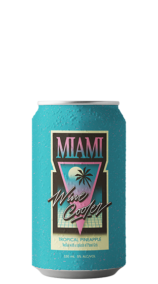 MIAMI WINE COOLER Tropical Pineapple 5% 330ml