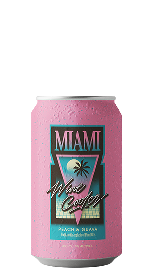 MIAMI WINE COOLER Peach & Guava 5% 330ml