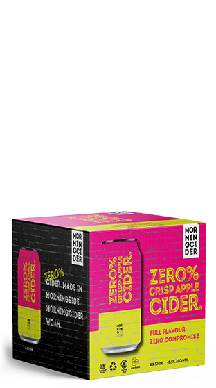 MORNINGCIDER Zero% Cider 4 Pack  (330ml)